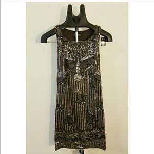 AllSaints Sequin Embellished Shell Dress US 8 UK12